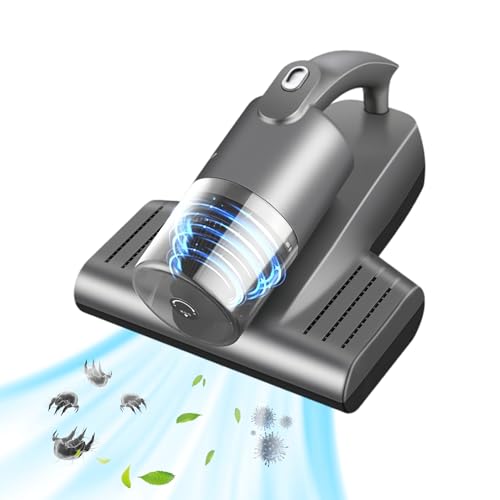 Bewinner 15Kpa Kältefrei Milbensauger für Matratzen, 2000mAh Handstaubsauger, 57000RPM Hand Matratzenreiniger mit UV C Licht, Milbenstaubsauger für Bettsofa