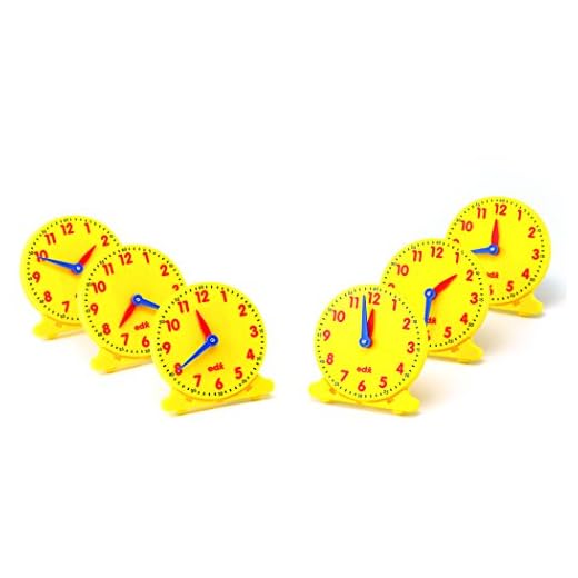 Learning Advantage CTU25815 Student Clock (Pack of 6)