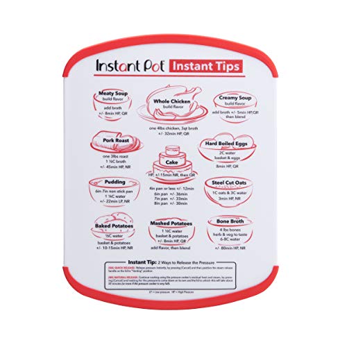 Instant Pot Official Cutting Board, 11x14, Red