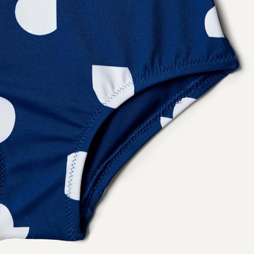 Image of Amazon Essentials Girls and Toddlers' Asymmetric Frill One-Piece Swimsuit