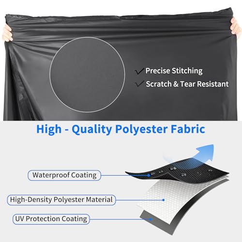 Funda para Bicicleta Impermeable Exterior - Diseño Tapered 82.7"x43.3" para Bicicletas de Montaña y Ruta, Protector contra Lluvia y UV con Elástico en el Dobladillo, Ligera Esencial para Commuters miniatura 3