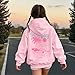 Wrenpies Hawaii Palm Beach Hoodie for Girls Cute Ocean Aesthetic Puff Sweatshirt for Kids Preppy Graphic Sunset Pocket Tops(Pink,7-8 Years)