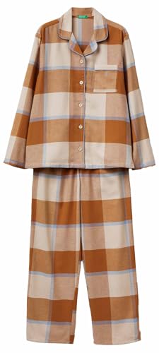 Pyjama femme Benetton ensemble nuit anti-irritation coupe ample