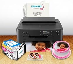 Cake Topper Image Printer Bundle Kit – Includes Printer, Frosting Sheets...
