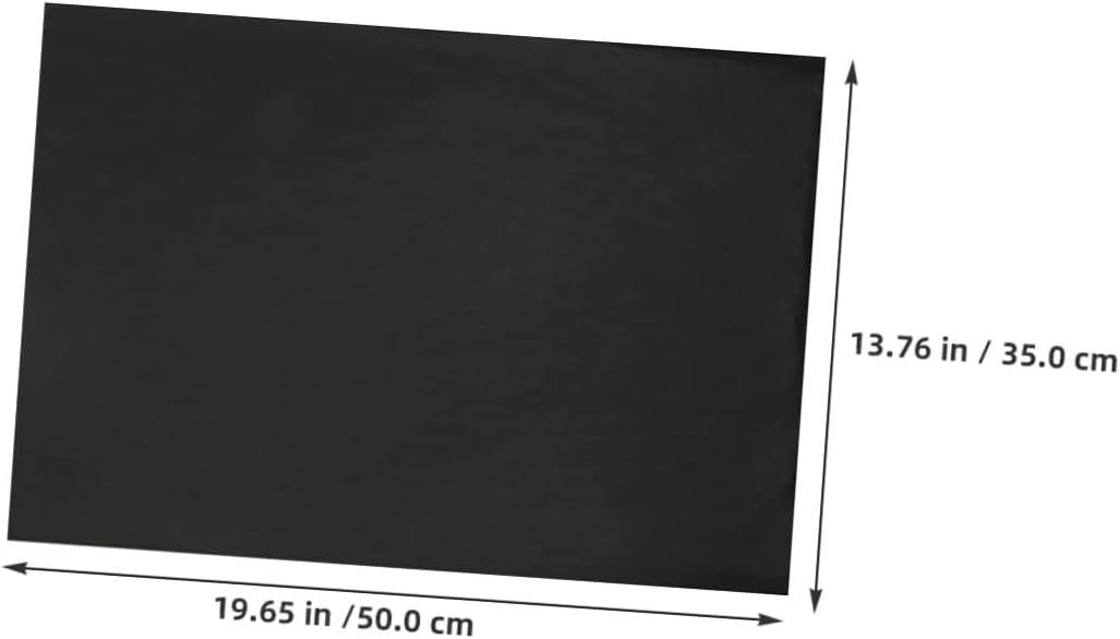 TOMETURE 100 Sheets Black Tissue Paper Bulk for Packaging and Wrapping, 35x50cm Matte Wrapping Tissue Paper for DIY Crafts, Wedding, Birthday, and Party Decorations