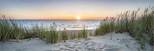 Sonnenuntergang am Strand Poster von Jan Christopher Becke Wandbilder für jeden Raum 120 x 40 cm Strände & Küsten Wanddeko Cover