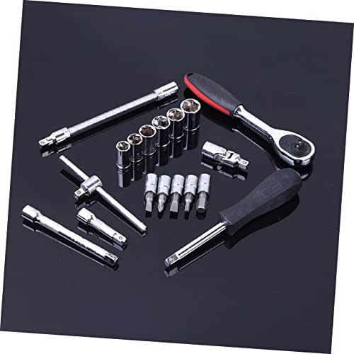 UPKOCH 46-Piece Auto Repair Tool Set Ratchet Wrench Socket Kit Pliers Roller Shear Sturdy Vanadium Steel Lightweight Case Random Color - Image 5
