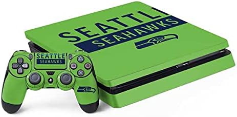 Skinit Decal Gaming Skin Compatible with PS4 Slim Bundle - Officially Licensed NFL Seattle Seahawks Green Performance Series Design