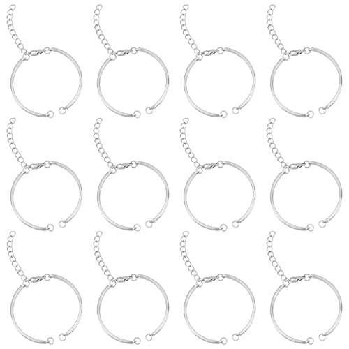 NBEADS 12 fili Braccialetti a Catena in Lega con