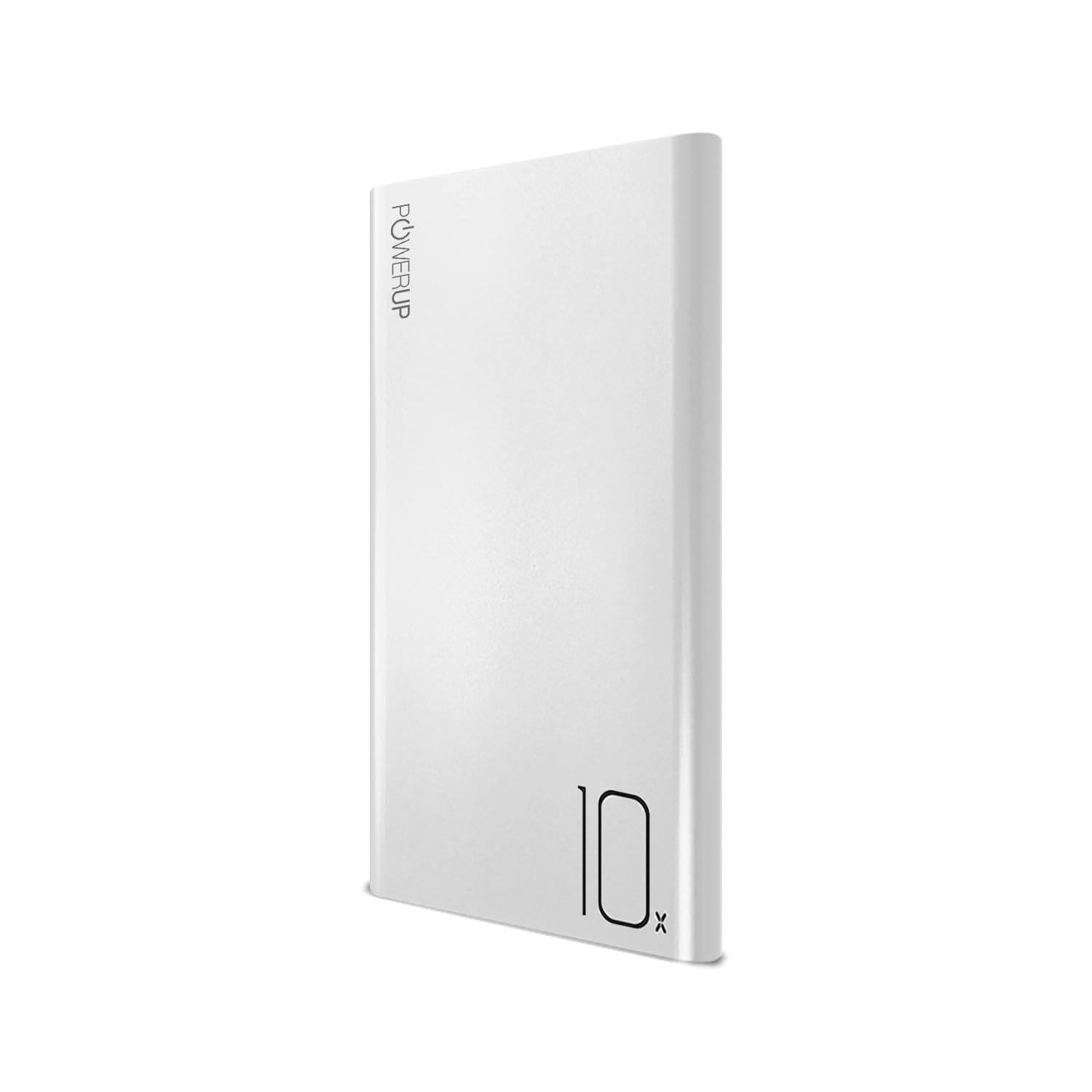 POWERUP Boost 10000 mAh Power Bank Fast Charging with 3 Ports Micro, Type C & USB Compatible for Smartphones/Tablet/Smartwatch/Bluetooth Headphone & Speakers - White