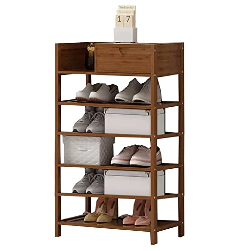 Zapatero de madera apilable para entrada, organizador de almacenamiento independiente para zapatillas, zapatillas y botas, elegante estante de pasillo, solución de almacenamiento de zapatos que ahorra