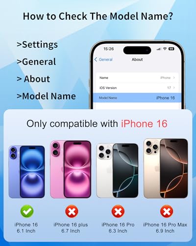 Image of 2 Pack for iPhone 16 Privacy Screen Protector Gradient Colorful 25 for Anti-Spy Tempered Glass Anti-Bluelight Full Coverage Easy Installation Frame Case Friendly 6.1 inch Gold
