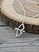 EnCharmed Sterling Silver Bow and Arrow Charm Necklace, Hunter Sagittarius Archer Pendant Jewelry