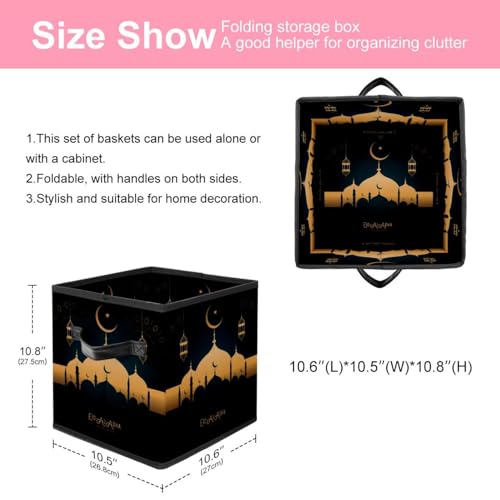 Boîte de rangement pliable cube pour éliminer le désordre - 3