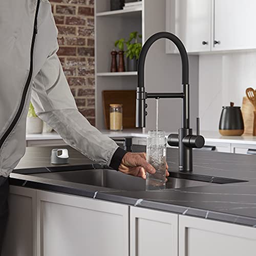 BLANCO 442992 CATRIS Flexo Filter Semi-Pro Pull-Down High-Arc Kitchen Faucet 1.5 GPM - Matte Black by Blanco - Image 8