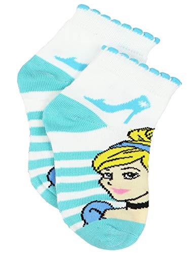 Disney Princess Girls 6 pack Socks Set4