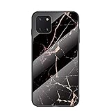 Samsung Galaxy Note 10 Lite Hülle,Anti-Scratch:Das hochwertig gehärtete Glas (9H) schützt die Glasrückseite vor unerwünschten Kratzern der alltäglichen Begebenheiten.