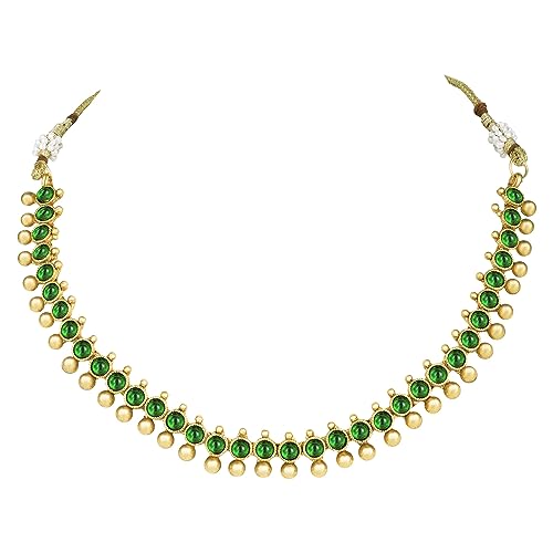 Image of Peora Traditional Ethnic Necklace & Jewellery Set Gift for Women