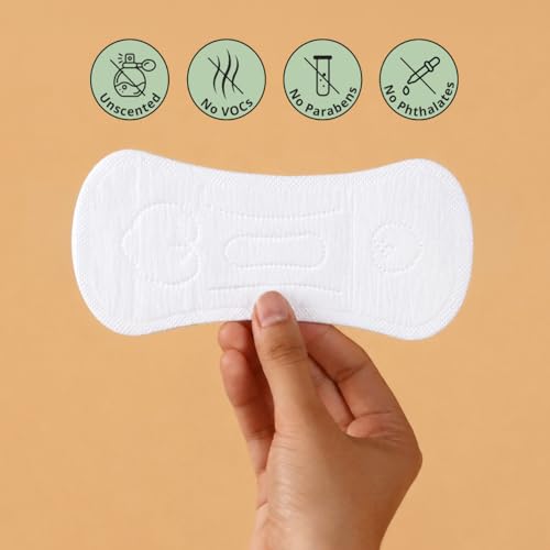 Image of Carmesi Panty Liners - 50 Pieces | Cushiony Soft | Protect against Spotting & Light Discharge | End-To-End Sticking | Keep You Fresh & Dry All-Day Long | Non-Toxic & Unscented