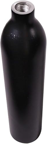 Miniatura 9 de TUXING Tanque de aire de paintball de aluminio, tanque de aire de alta presión de 0.5L 31Ci de capacidad, cilindro de buceo, botella de aire de alta