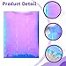 6 Sheets Aurora Nail Foil Sticker Ice Glass Nail Art Sticker Foil Laser Nails Art Stickers Paper Iridescent Stickers Stained Nails Wraps 3D Holographic Decoration for Women Girls Salon Beauty