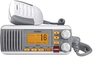 Uniden UM385 25 Watt Fixed Mount Marine Vhf Radio, Waterproof IPX4 with Triple