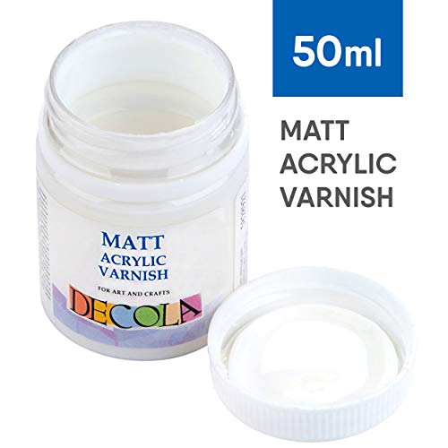 Pinturas acrílicas Decola Varnish mate, brillo o purpurina, 50 ml, colores acrílicos varnish de Nevskaya Palitra