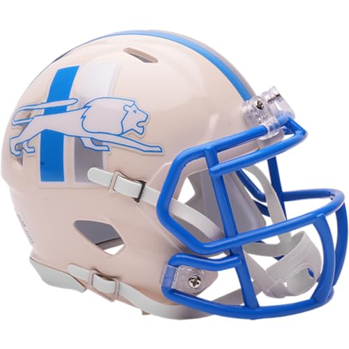 Detroit Lions 2026 Alternate NFL Retro Riddell Speed Mini Football Helmet - New in Riddell Box