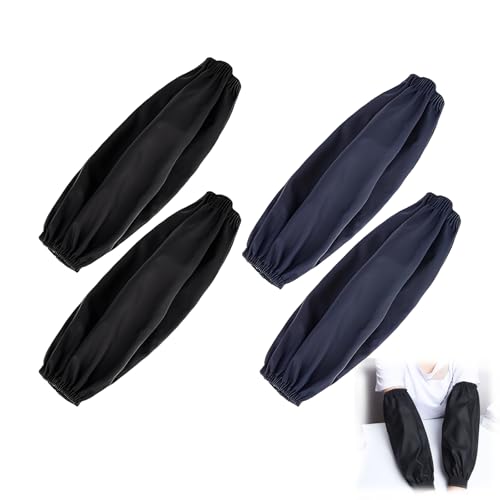 2 Paires De Manchons De Protection Imperméables En Polyuréthane Pour Bras,Manchette,Manchon Bras,Manches Résistantes À L'huile Et Imperméables,Pour Le Nettoyage De La Gamelle De Poisson,Le Jardinage