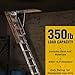 10FT Aluminium Attic Ladder with Non-Slip Foot Mats for 54