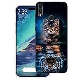 WUACYEAMING Coque pour Honor 8C Pouces,Anti-Jaunissement Étui de Protection Antichoc,Dessin Animé Motif Étui Finition Premium Silicone Housse Cover TPU Transparente-(Chat Tigre) WUACYEAMING Coque pour Honor 8C Pouces,Anti-Jaunissement Étui de Protection Antichoc,Dessin Animé Motif Étui Finition Premium Silicone Housse Cover TPU Transparente-(Chat Tigre)