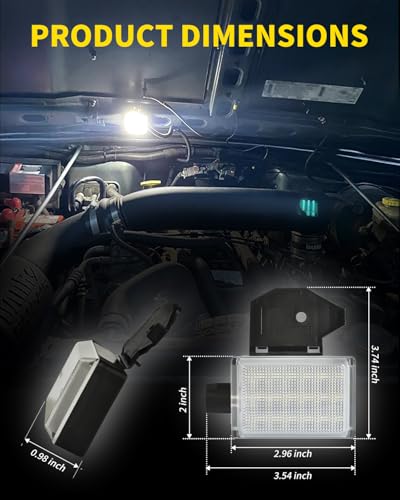Lámpara LED para capó compatible Dodge Ram 1998-2010 miniatura 6