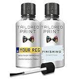 Mixed by Reg Registration Plate Car Touch Up Paint Kit All In 1 Formula Perfect Colour Match Car Paint Check With Finishing Compound - Image 1