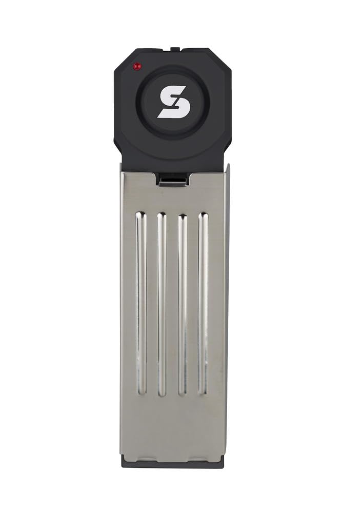 SABRE120 dB Wedge Door Stop Security Alarm, Extremely Loud Wireless Alarm Siren Audible Up to 1,500 Ft., Non-Skid Pad, Compact Alarm Great for Home, Travel, Apartment or Dorm