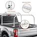 Truck Rack,Stainless Steel Truck Ladder Rack with Adjustable Anchors, 2 Bars, 800LB Load-Capacity, Adjustable Length 65''-76'', Universal Roof Ladder Rack Fit for Kayak, Surfboard