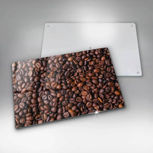 Plaque de cuisson protection induction anti-rayures 80x52cm Wallfluent café grain - 6