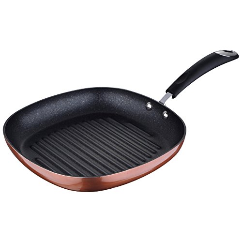 Sartén grill / plancha 28 x 28 San Ignacio, aluminio prensado.