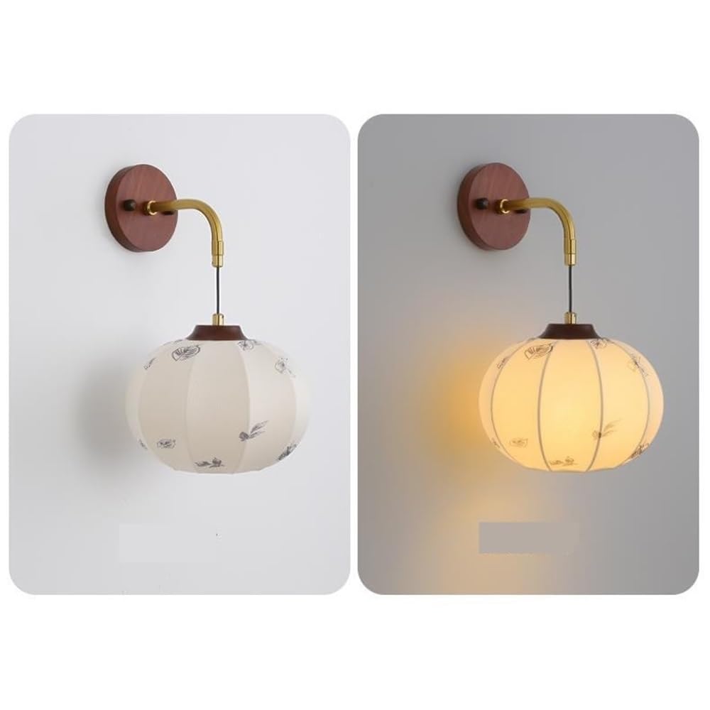 Kinkiet ścienny Lampka nocna w stylu retro, lampa ścienna do gabinetu, korytarzu, nastrojowa, wisząca