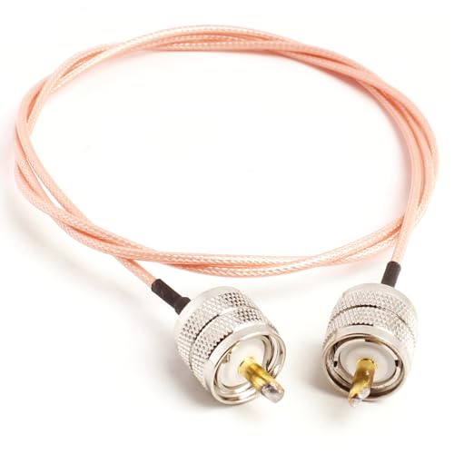 M�^�����W�����p�[�� 1m MP-MP ���[M�I�X �e�t���� �ɍ�RG316���p�P�[�u�� �_�� �ᑹ�� SWR�v �A���e�i�ؑ֊� �ڑ��p 1�{