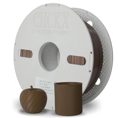 CHCKX PCTG Filament Brown for 3D Printing Better Than PETG Filament Tough High Strength Excellent Layer Adhesion High Temperature