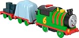 ​Thomas & Friends Motorized Toy Train Talking Percy Battery-Powered Engine with Sounds & Phrases for Pretend Play Preschool Kids Ages 3+ Years
