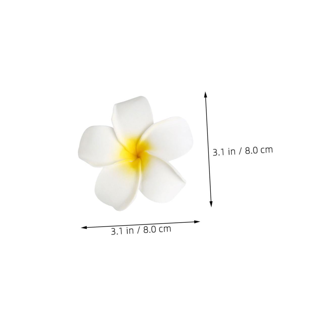 Didiseaon 96 Piezas Plumeria Rubra Broches Horquillas De Flores Pinzas Para Peinar El Cabello Pinza De Pelo Hawaiana Pasadores De Pelo De Flores Accesorios Para El Cabello De Novia