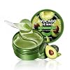 Avocado Eye Masks 60Pcs - Hydrating Under Eye Patches with Aloe Vera, Hyaluronic Acid - Cooling Gel Mask for Puffy Eyes, Dark Circles & Fine Lines (Avocado Green)