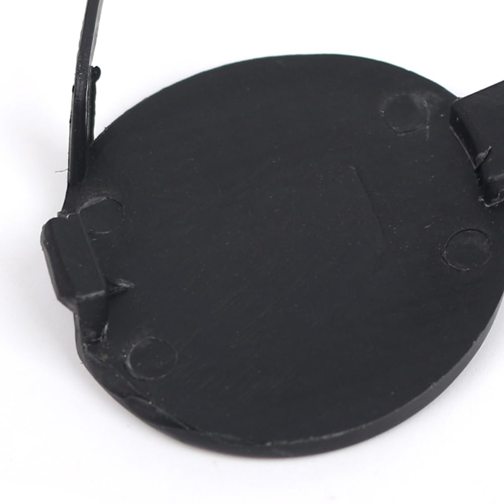Cubiertas Para Ganchos De Remolque Delanteros – Compatibles Con Porsche Cayenne 2011-2014 | Color Negro, Plástico | Izquierda Y Derecha