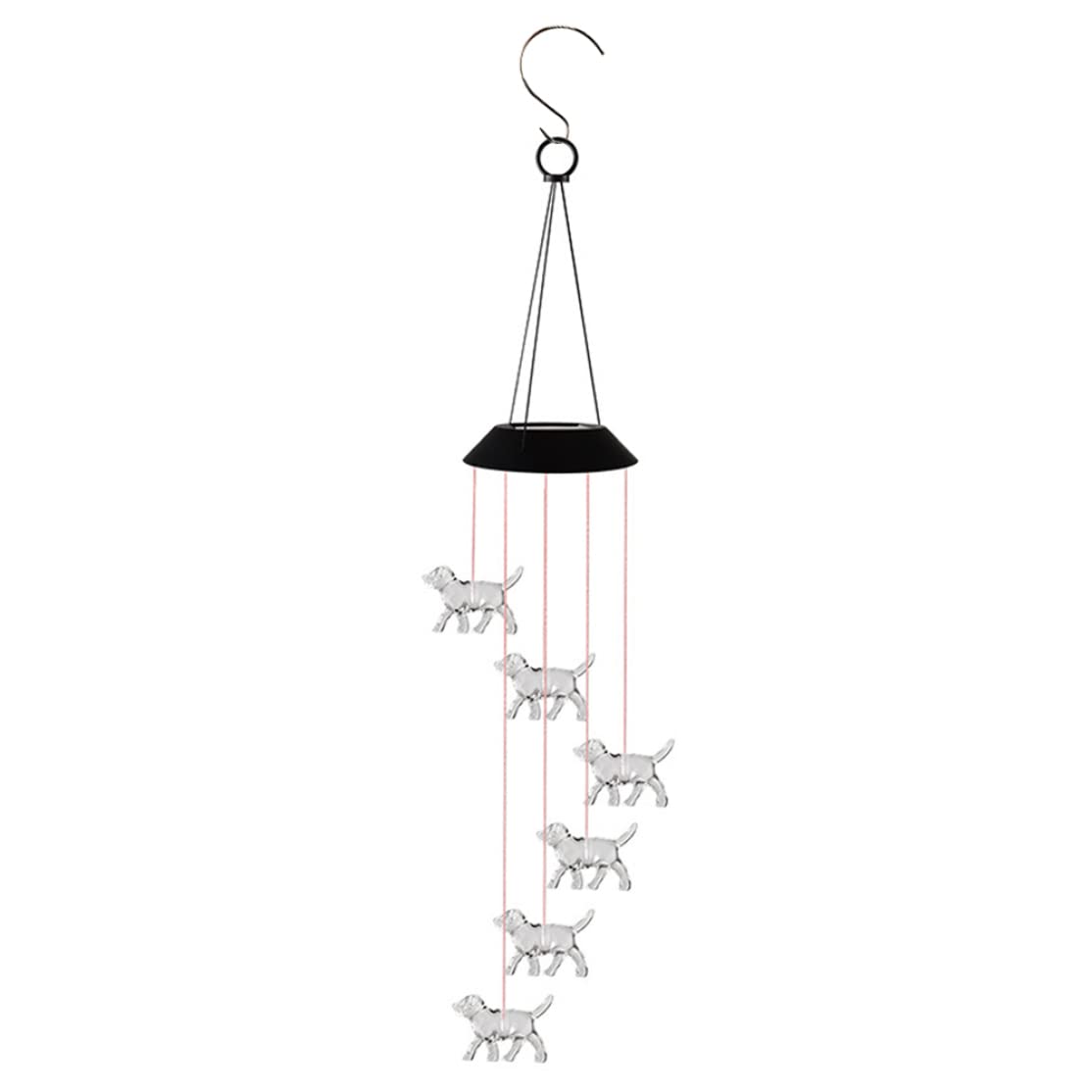 Carillon éolien solaire pour jardin : éclairez vos zones sombres