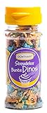 Günthart BackDecor | 55 g Streudekor Dinosaurier | aus Zucker | essbar | Dino Party in verschiedenen Farbe | 1er Pack (1 x 55 g)