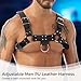 Imagen de Cómodo arnés de piel sintética para hombre