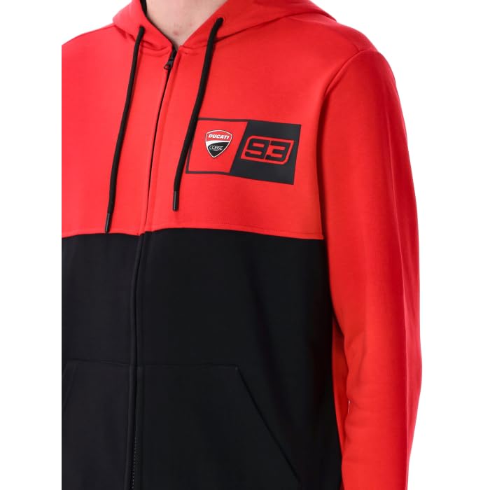 Sweat Ducati Dual Marquez 93 Box Logo S design exclusif noir - 4