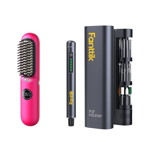 Fanttik F2 Master Mini Kit Rotatorio Inalámbrico y Cepillo Alisador miniatura 1