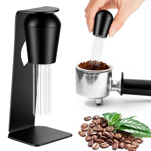 HOTUT Agitador Aguja de Café,17 Agujas de Acero Inoxidable,Agitador de Café Expreso de 0,3 mm,Herramienta de Distribución de Espresso,Accesorios para Herramientas de Distribución WDT de café
